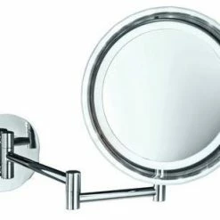 Best reviews of 🛒 WS Bath Collections WS 16 Magnifying Makeup Mirror In Polished Chrome W/ LED Light 🌟