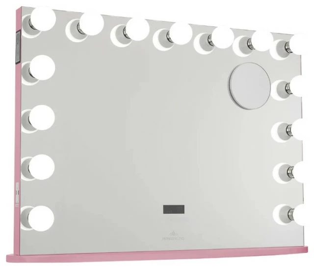 Best deal 👍 Impressions Vanity Company Hollywood Premiere Pro Vanity Mirror, Light Pink, Bluetooth 😉 1 Best deal 👍 Impressions Vanity Company Hollywood Premiere Pro Vanity Mirror, Light Pink, Bluetooth 😉