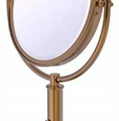 New ❤️ Allied Brass TR-4/5X Tribecca Collection 8 Inch Vanity Top 5X Magnification Make ✨