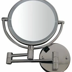 Discount 😉 Alfi Trade Round Wall Mount Dual Led 7X Magnified Mirror 🔔