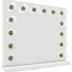 Best Pirce 🎁 TOV Furniture Lola Vanity Mirror, Mirror,Silver 🛒