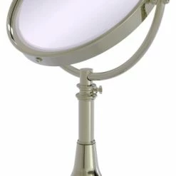 Buy 🔔 Allied Brass Height Adjustable 8" Vanity Top Make-Up Mirror 3X Magnification 💯