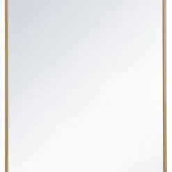 Best reviews of 🛒 ELEGANT D�COR Elegant Decor MR572028BRS Metal Mirror Medicine Cabinet 20 Inch X 28 Inch ⌛
