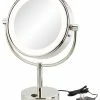 Buy 🥰 Aptations Neomodern Led Lighted Freestanding Mirror, Chrome ⌛