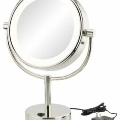 Buy 🥰 Aptations Neomodern Led Lighted Freestanding Mirror, Chrome ⌛