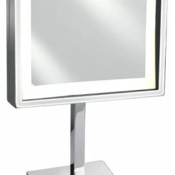 Coupon ✔️ Afina Corporation Afina LED Lighted 5x Sqquare Table Top Magniying Mirror 🌟