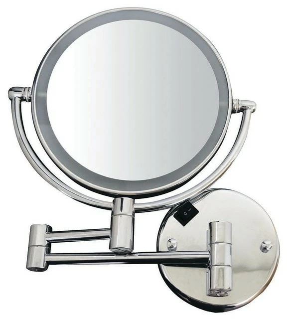 Wholesale ๐ Whitehaus Collection Whitehaus WHMR912-C Round Wall Mount Dual Led 7X Magnified Mirror ๐ 1 Wholesale ๐ Whitehaus Collection Whitehaus WHMR912-C Round Wall Mount Dual Led 7X Magnified Mirror ๐