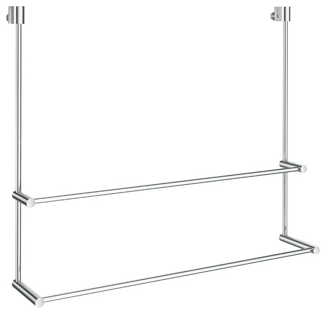 Flash Sale ✔️ Smedbo Inc Aurora Double Towel Rail For Shower Glass ✨ 1 Flash Sale ✔️ Smedbo Inc Aurora Double Towel Rail For Shower Glass ✨